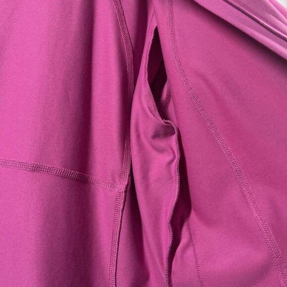 T By Talbots Sun Protection UPF 50 Large Full Zip Jacket Stretch Pink Pockets - Picture 9 of 13